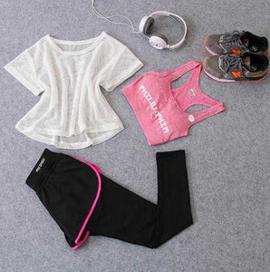 3 Pcs Set Women's Yoga Suit Fitness Clothing | eprolo