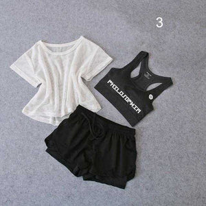 3 Pcs Set Women's Yoga Suit Fitness Clothing | eprolo