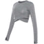 Yoga T-shirts Women Long Sleeve Running Tees Quick Dry Fitness Gymwear | eprolo