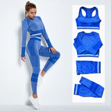 4Pcs Women Vital Seamless Fitness Set