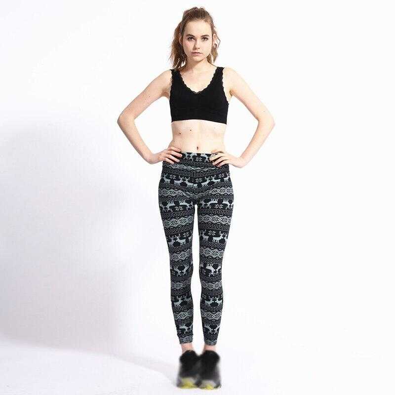 Autumn Winter  Women  Elastic 3D Print Pants Leggings | eprolo