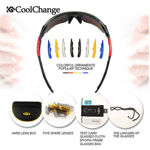 CoolChange Polarized Cycling Glasses Bike Outdoor Sports | eprolo