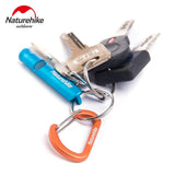 Brand Naturehike 2pcs 4cmD Shape Camping Carabiner 4cm Aluminum Hook