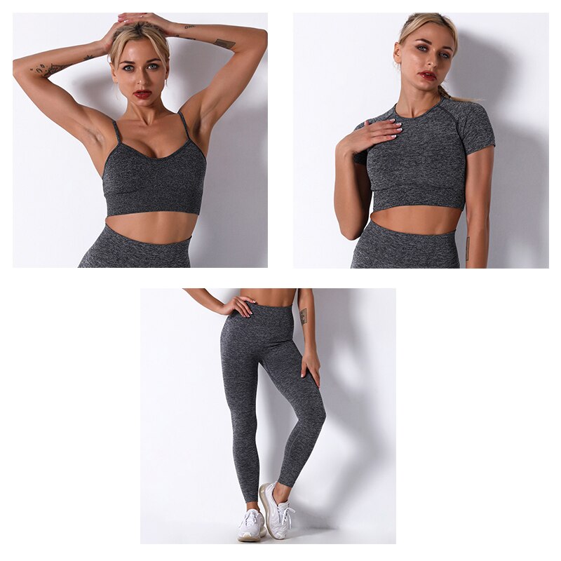 2Pcs/3Pcs/4Pcs Yoga Set Women Fitness Clotching