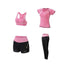Women Yoga Sport Suit quick Dry Bra Set 5 Pieces | eprolo