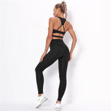 Striped Sports  Leggings Sets Women