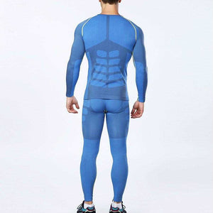 FANNAI Running T Shirt and Pants Men Compression Tights Underwear Sets | eprolo