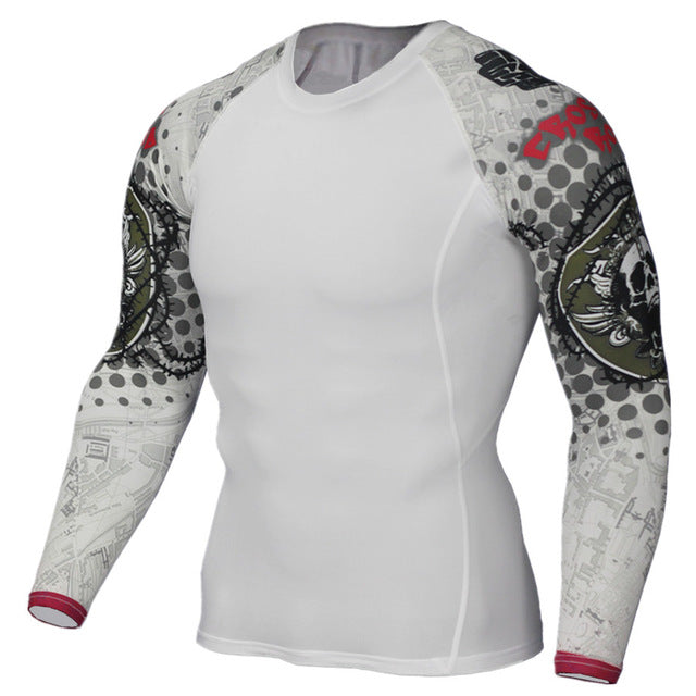 Mens Compression Shirts 3D Teen Wolf Jerseys Long Sleeve T Shirt | eprolo