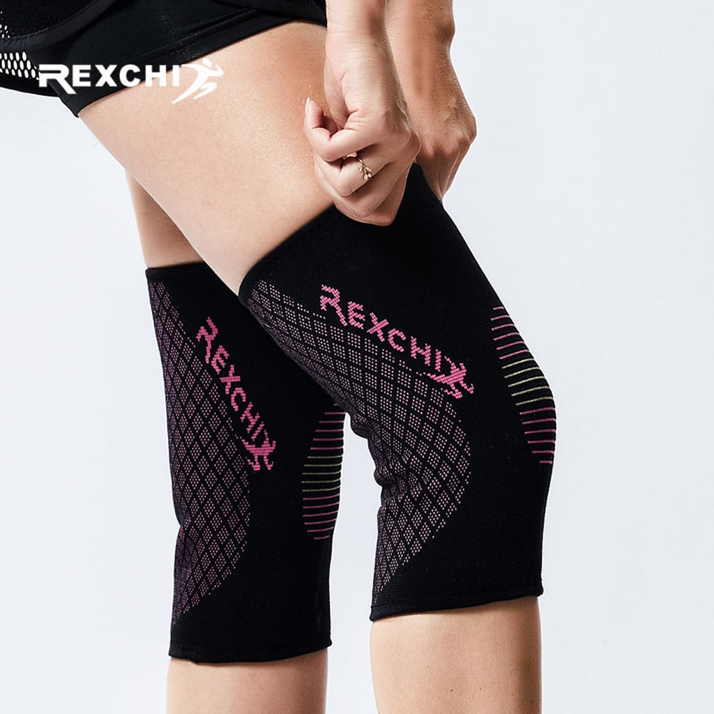 REXCHI Elastic Kneepads Women Protective Gear Knee Pad