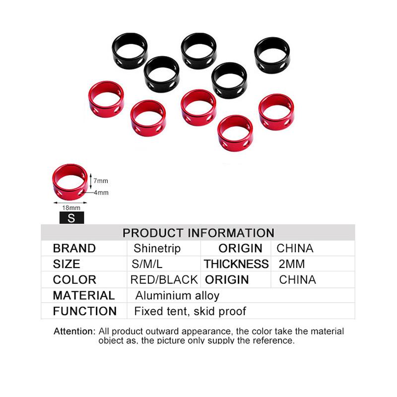 Shinetrip  10pcs /Lot  Tent Wind Rope Round Regulating Buckle