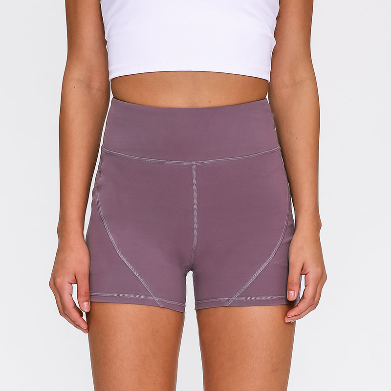 Anti-sweat Yoga Shorts with Two Side Pocket