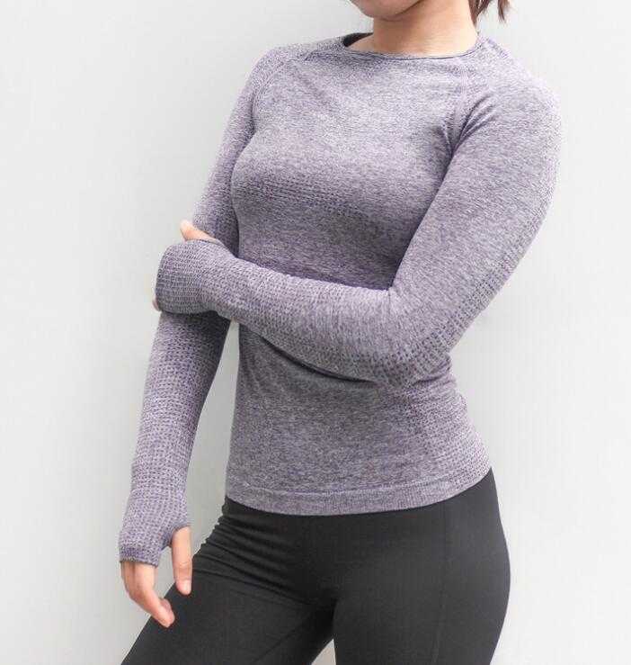 High Stretch Comfort Sport Seamless Long Sleeve | GYMFIT24.COM