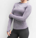 High Stretch Comfort Sport Seamless Long Sleeve | GYMFIT24.COM