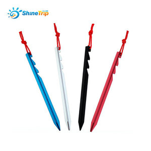 Shinetrip 6pcs/lot adjustable touch point aluminum tent pegs