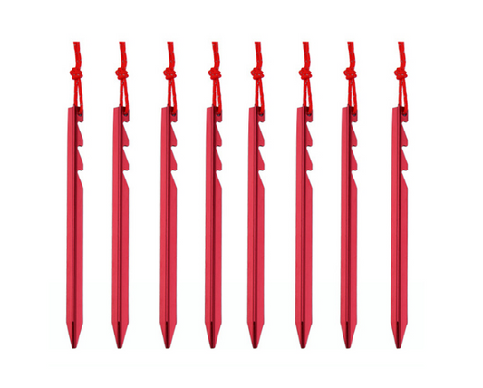 Shinetrip 6pcs/lot adjustable touch point aluminum tent pegs
