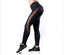 Mesh Leather Patchwork Black Legging | eprolo