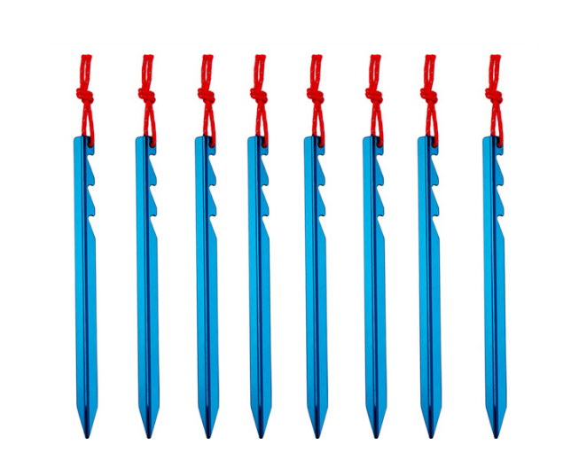 Shinetrip 6pcs/lot adjustable touch point aluminum tent pegs
