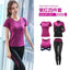 5 pieces sets coat+t shirt+bra+shorts+leggings women yoga clothing | eprolo