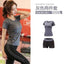 5 pieces sets coat+t shirt+bra+shorts+leggings women yoga clothing | eprolo