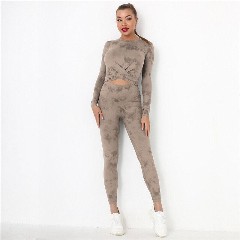 Yoga Suits 2 Pcs Long Sleeve