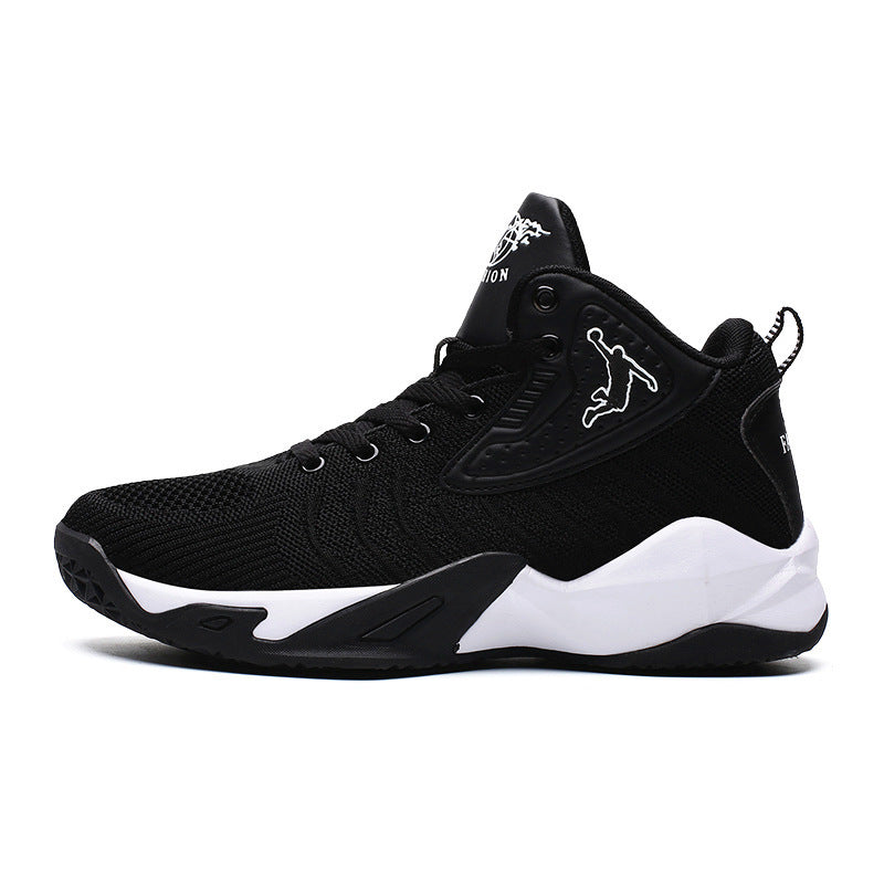 Zapatillas de tenis Flying Net de caña alta para hombre, todas con zapatillas para correr ligeras
