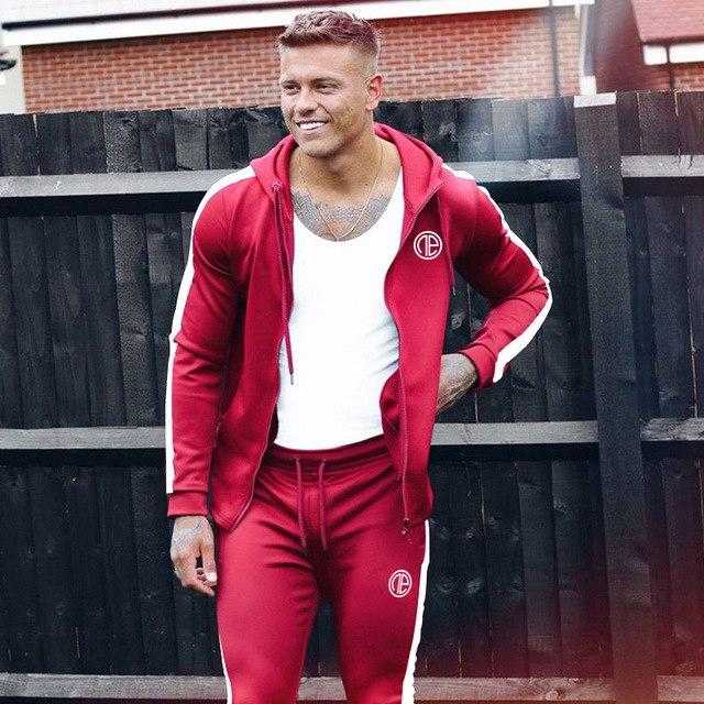 Men Clothing Set Joggers Fitness Bodybuilding Sportswear | eprolo