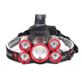 LED Headlamp 50000lm 5*T6 Headlamp