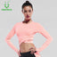 Yoga T-shirts Women Long Sleeve Running Tees Quick Dry Fitness Gymwear | eprolo