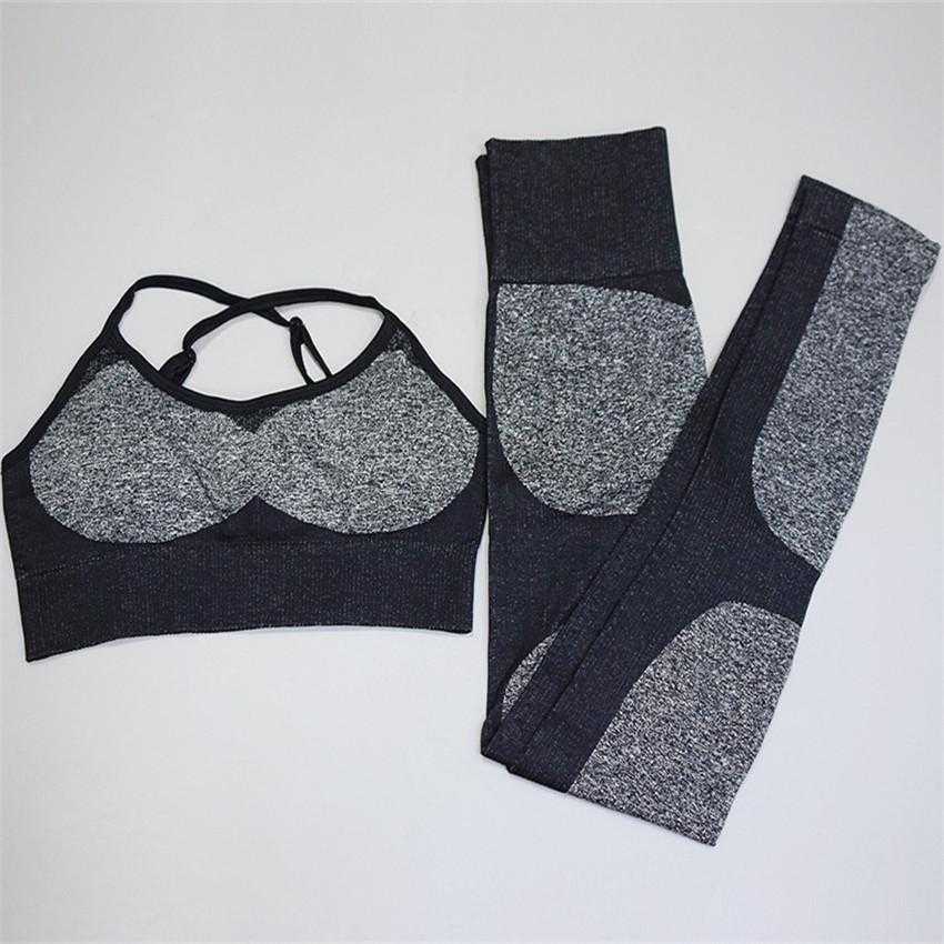 2PCS/Set Camouflage Yoga Set Women Seamless Fitness WORKOUT | eprolo