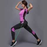 Yoga Set sports wear for women gym TShirt + Pants Breathable Gym | eprolo