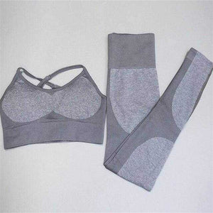 2PCS/Set Camouflage Yoga Set Women Seamless Fitness WORKOUT | eprolo