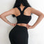 Double Shoulders Shockproof Sports Bra and Fitness Top Activewear | eprolo