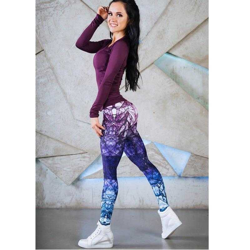 Women Yoga Pants High Elastic Fitness Sport Leggings Tights | eprolo