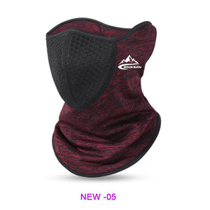 Winter Black Caps Running Scarf Anti-UV Headwear Bicycle sport mask