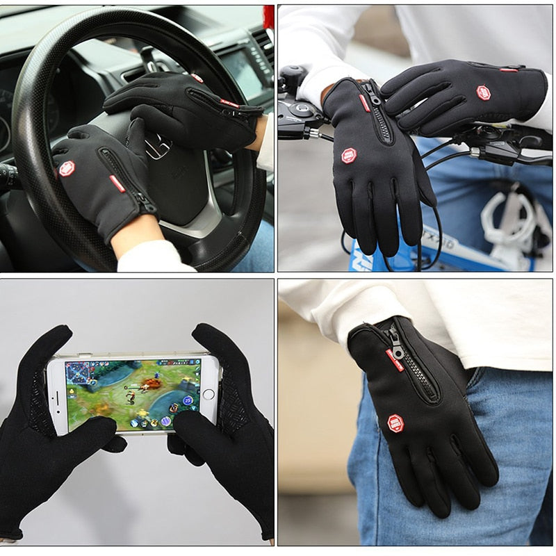 Touch Screen Windproof  Sport Gloves