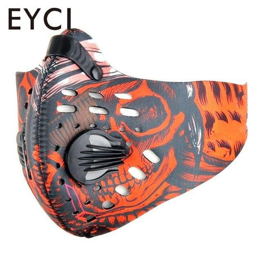 Mascarilla de ciclismo anticontaminación para entrenamiento al aire libre 