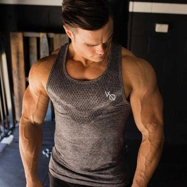 Shirt Sleeveless Sports Top Men Running Vest | GYMFIT24.COM