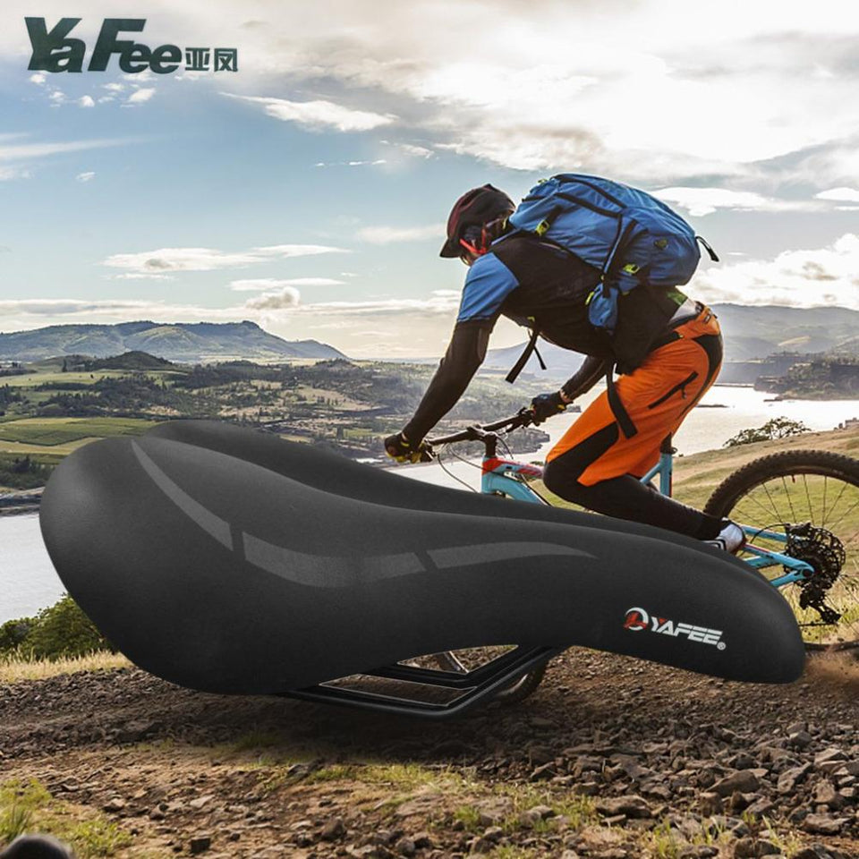 YAFEE Bicycle Saddle Thicken Wide Sports Bike Seat Breathable MTB Mountain | eprolo