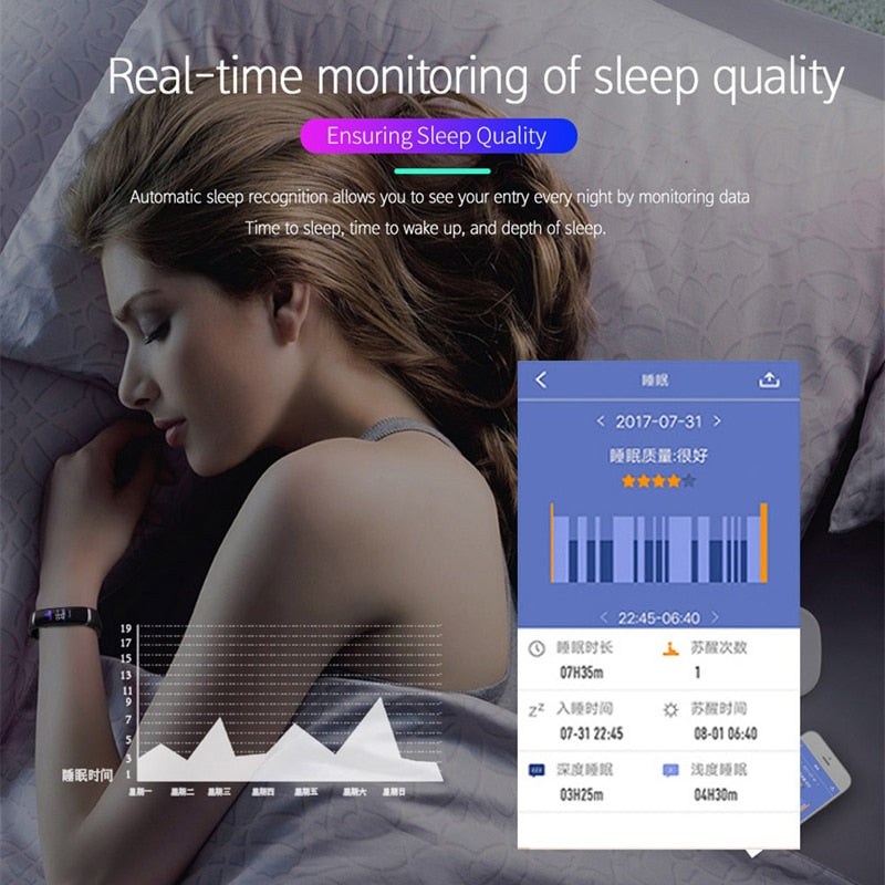 Smart Bracelet M4 Heart Rate Monitor