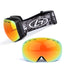 Ski Goggles Double Layers UV Anti-fog  Mask Glasses