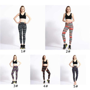 Autumn Winter  Women  Elastic 3D Print Pants Leggings | eprolo