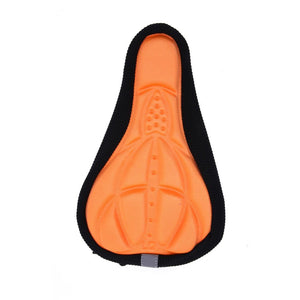 Mountain Bike Cycling Thickened Extra Comfort Ultra Soft Silicone 3D Gel Pad Cushion Cover Bicycle Saddle Seat