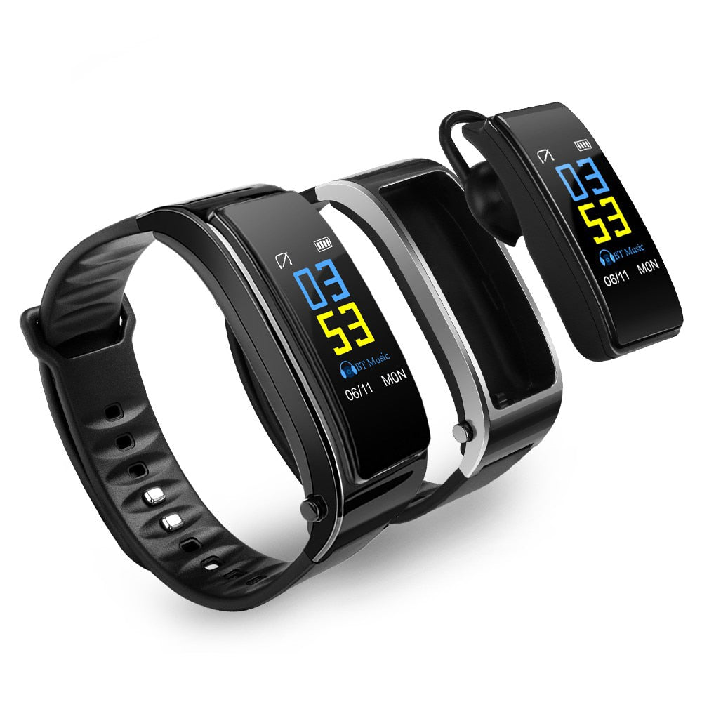 Y3 PLUS Bluetooth Headset Smart Bracelet 2 in 1