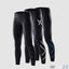 Men Compression Tight Long Pants Black | GYMFIT24.COM