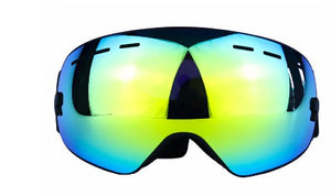 Ski goggles double layers UV400 anti-fog ski mask glasses