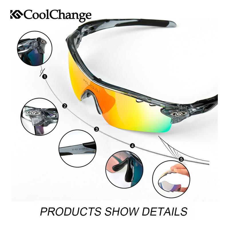 CoolChange Polarized Cycling Glasses Bike Outdoor Sports | eprolo