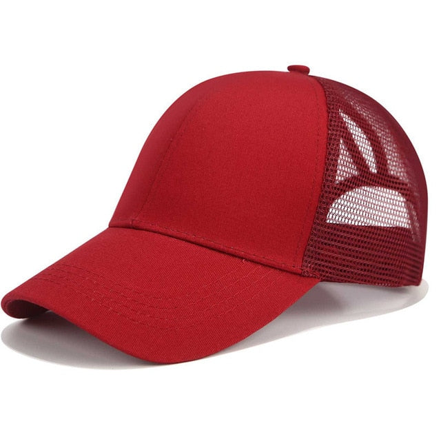 Glitter Ponytail Baseball Cap for Women