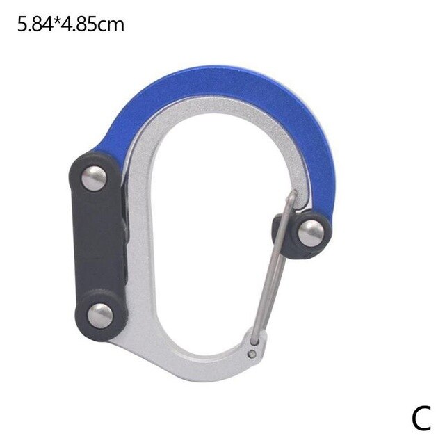 D-type aluminum alloy carabiner multi-function hang buckle | eprolo