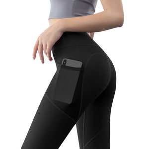 Women Yoga Sport Leggings with Phone Pocket