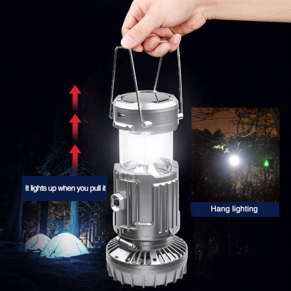 Portable Solar LED Camping Lantern